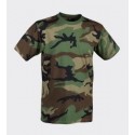 HELIKON T-shirt, US WOODLAND, bawełna, koszulka, M